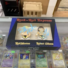 Rock and Roll Rick Morton and Robert Gibson  Autographed Pint Size