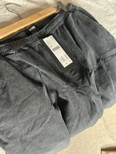 NWT Urban Outfitters Men’s Loom Pants Sz 32x32 Dark Gray Drawstring Elastic W