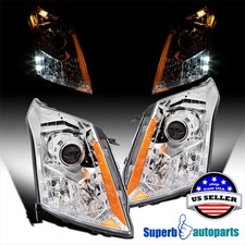 For 2010-2016 Cadillac Srx Halogen Projector Headlights Head Lamps Leftright