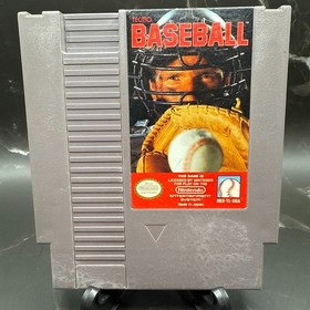 NES Tecmo Baseball (Nintendo Entertainment System, 1989) TESTED & WORKING