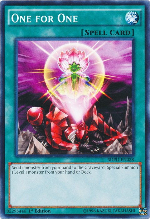 One for One - SDPD-EN028 - Common - 1st Edition NM Yugioh Structure Deck: Pendul