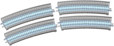 TOMIX Spur N PC-Schiene mit Viadukt HC541-15-PC F 4-Set 1876 Modelleisenbahnz...