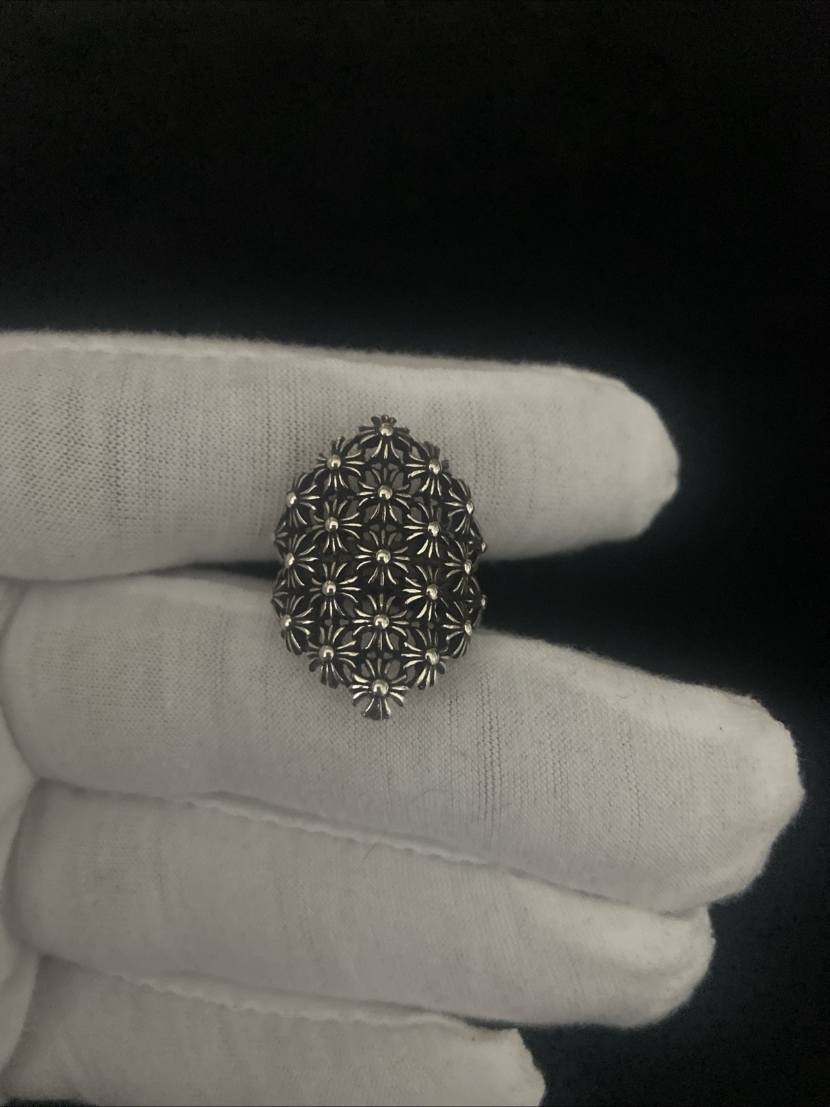 Chrome Hearts Open Tiny E Crosses Ring Size 5.5 ,… - image 2