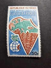 TIMBRE NIGER EUROPAFRIQUE PA N°192 NEUF ** LUXE MNH 1972