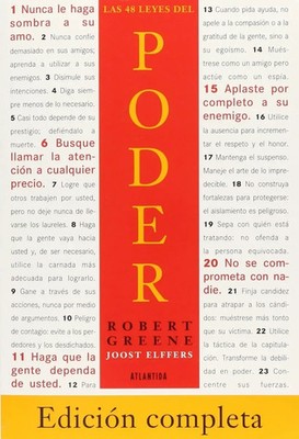Las 48 Leyes del Poder Robert Greene Spanish Español Libro Nuevo Original