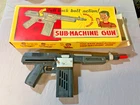 Vintage Marx Sub Machine Gun Black Erie Pa USA Mint Unused in Box Working