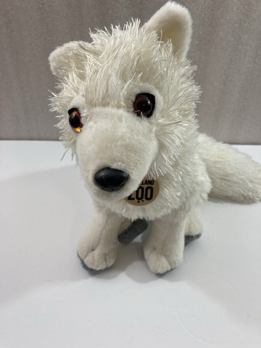 Wild Republic White Arctic Fox Wolf 13" plush Maryland Zoo - Picture 5 of 6