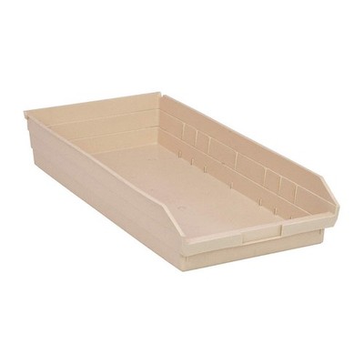 QUANTUM STORAGE SYSTEMS QSB116IV Shelf Bin,Ivory,Polypropylene,4 in 8C961