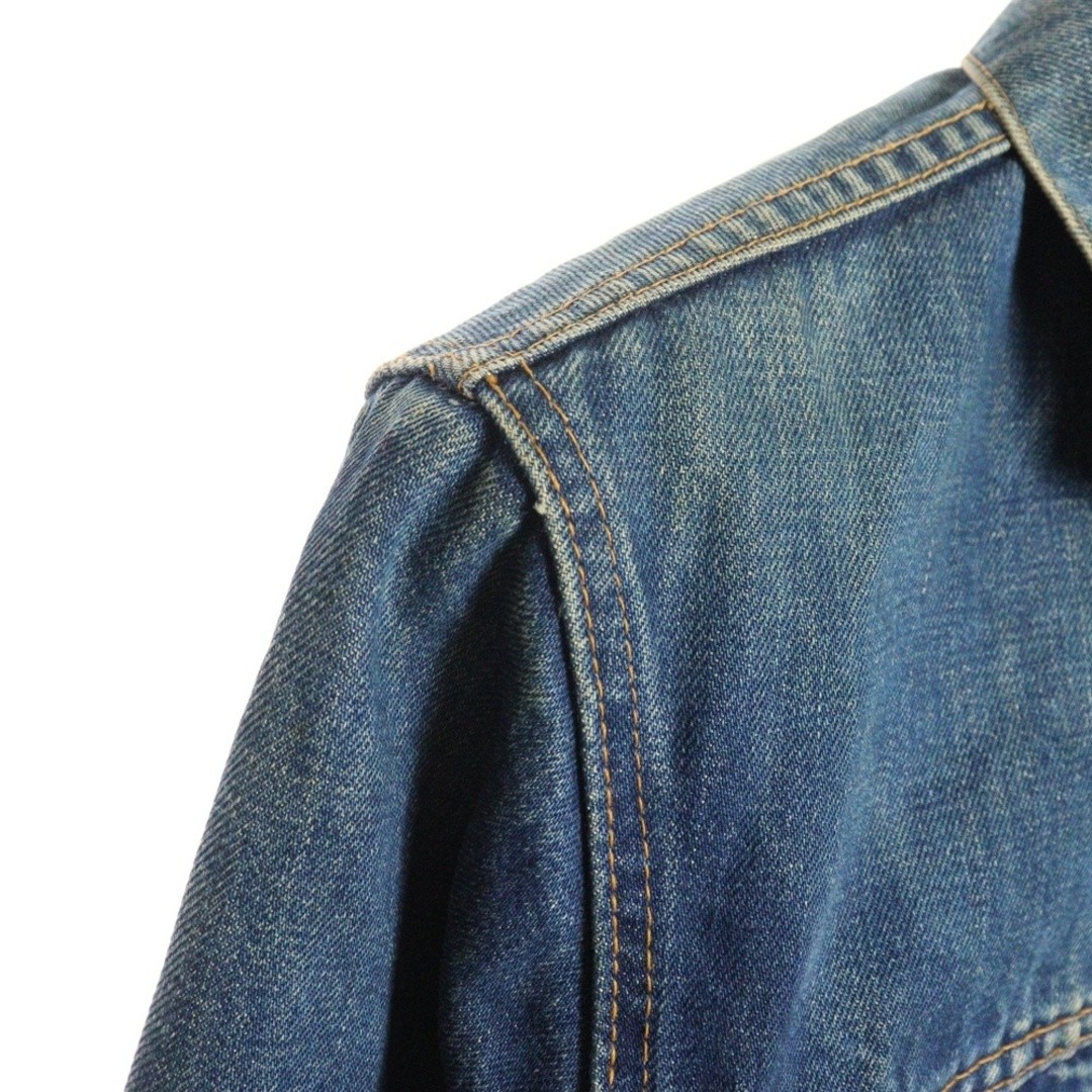 Levi's 70505 Back 522 BIGE G Jean Trucker Jacket Indigo Used 76877b1e0dcc3124cb0 thumbnail 5