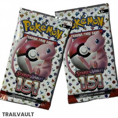 Lot of 2 Pokémon Scarlet & Violet 151 SEALED FOIL Booster Packs