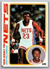 1978-79 Topps John Williamson #11 New Jersey Nets Vintage