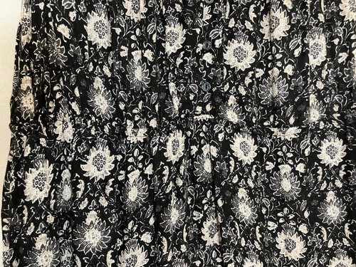 Lucky Brand Floral Paisley Lines Sleeveless Maxi Dress Size Large Boho Hippie - Picture 3 of 12