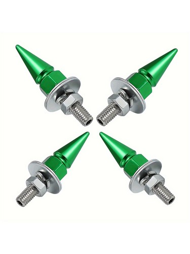 CNC Car Styling M6 Threaded Tip License Plate Bolts Washer Screws ☽ - Picture 11 of 25