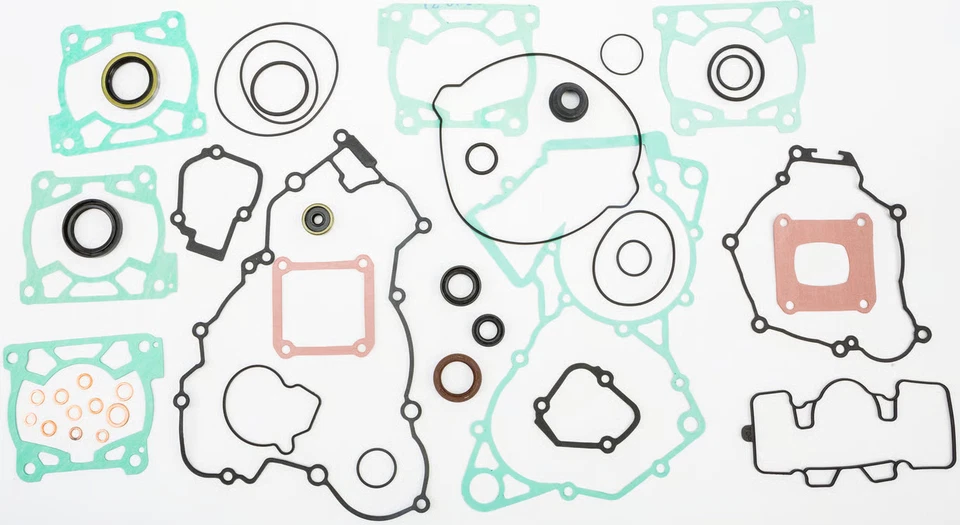 Kit completo de juntas con sellos de aceite (con sellos de aceite) compatible con 16-18 KTM 12 Foto 3 de 4