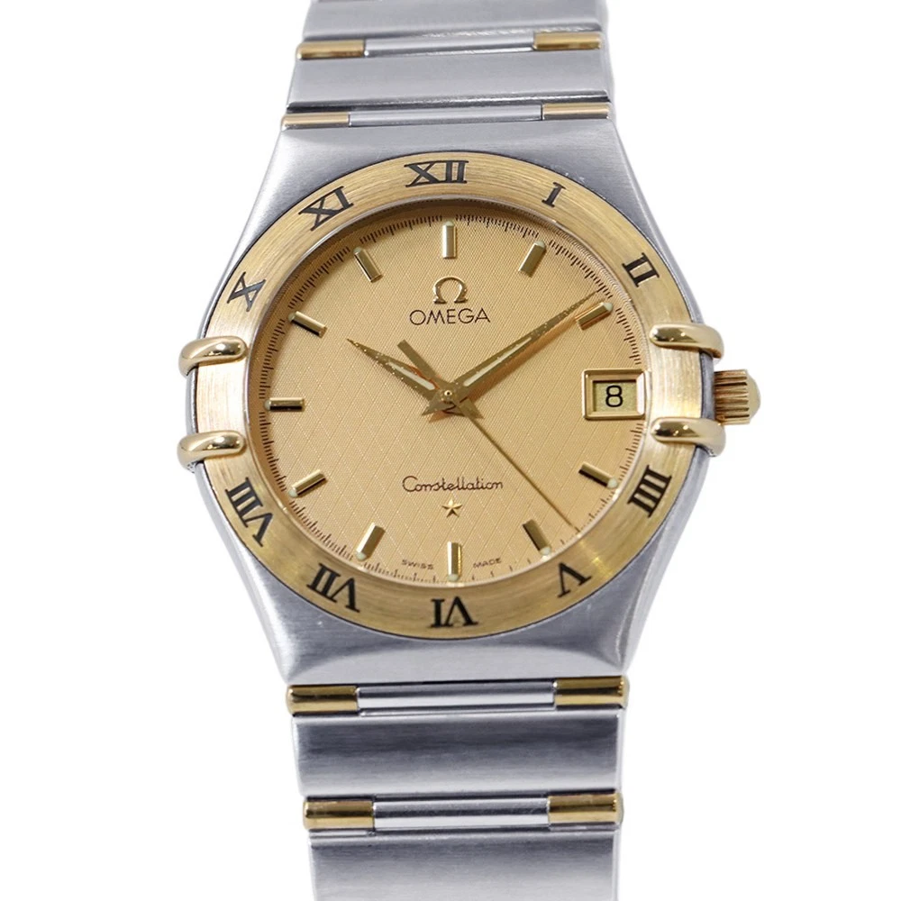 Omega — OMEGA Constellation 33.5mm Steel 18K Yellow Gold Yellow Dial 1312.10.00