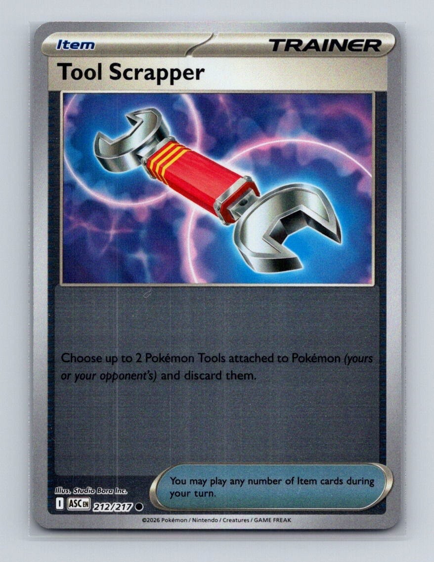 Tool Scraper 212 2026 Pokemon Ascended Heroes Reverse Holo Card NM+