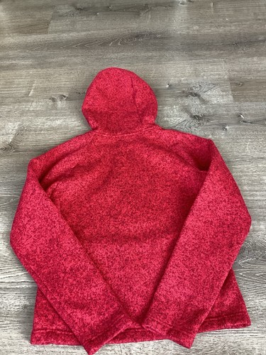 The North Face Hoodie Crescent Sunshine Womens M Fleece Pink 1/4 Zip Pullover - Picture 10 of 10