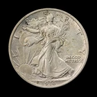 1916-P Walk Liberty Half Dol. Better Date Philadelphia Mint Issue Fine Condition