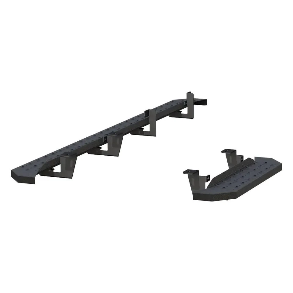 For Ford E-250 03-14 Aries 6.5" RidgeStep Commercial Black Running Boards - Image 2 of 4