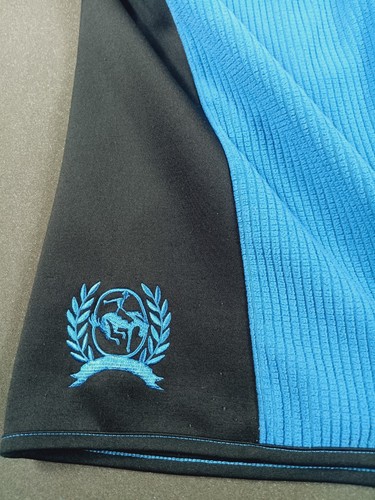 Sudadera con Capucha Cinch Para Hombre Grande Azul 1/4 Cremallera Tecnología Pullover Waffle Polar Suéter LEER - Imagen 6 de 10