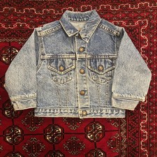 Vintage Little Levis Toddler Denim Trucker Jacket Size 4T 80s, 90s