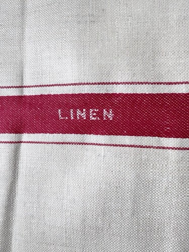 Paño de vidrio de lino irlandés vintage, toalla de té vintage - Imagen 4 de 7
