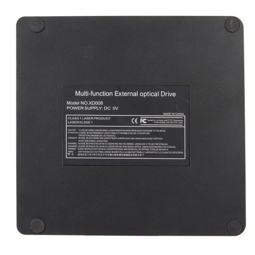 Typc C External DVD Drive Low Noise USB3.0 Plug And Play Writer Burner Playe NEW - Afbeelding 5 van 12