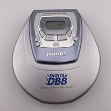 Philips AZ7900 Portable CD Player Silver Digital Dynamic Bass Boost In VGC