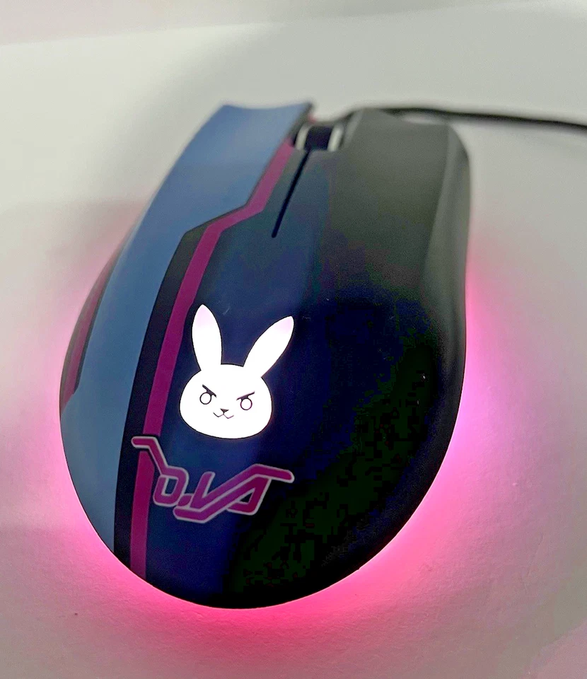 Razer Abyssus Elite Wired Mouse w Razer Chroma - Blizzard Overwatch D.Va Edition - Image 2 of 4