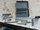 Snap-On 1/4 Ratchet And Driver Set Military WW2 Era Museum Piece Motorcycle Tool