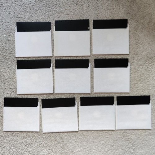 10 disquettes DD sans marque 5,25" dans étui plastique - Photo 3/4
