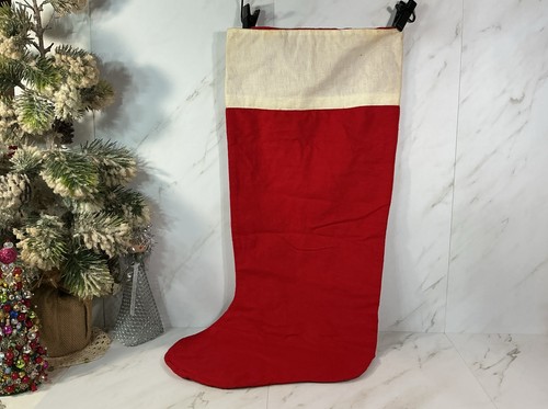 Vintage 1959’s Christmas Stocking Red Felt w/ Christmas Applikations~KAREN Name~29” - Bild 5 von 17