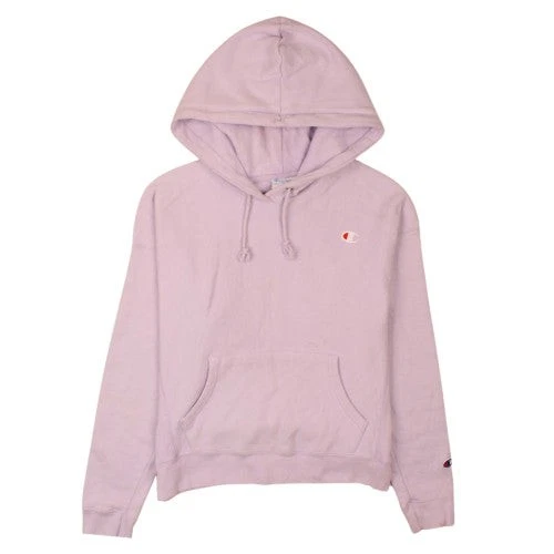 Champion Womens Lilac Reverse Weave Pullover Hoodie Large