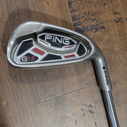 Ping G15 Single 6 Iron Black Dot Regular Steel Ascending-Weight-Tech Men RH Golf - Picture 2 of 15