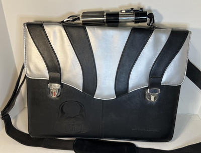 Disney Star Wars Darth Vader Computer Messenger Bag Briefcase Black  Lightsaber