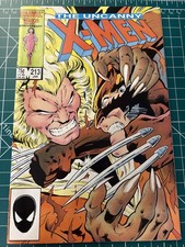 The Uncanny X-Men #213 Marvel Comics 1987 First Mr. Sinister Cameo
