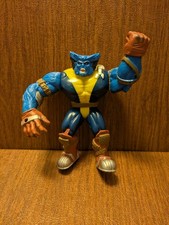 🔥 Vintage 1996 Marvel X-Men BEAST Action Figure 6" Inch Toy Biz Yellow RARE 🔥