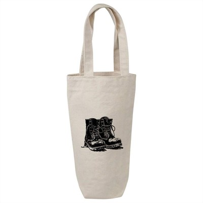 ''Alte Arbeitsstiefel'' Baumwolle Weinflasche Geschenk-/Reisetasche (BL00043136)