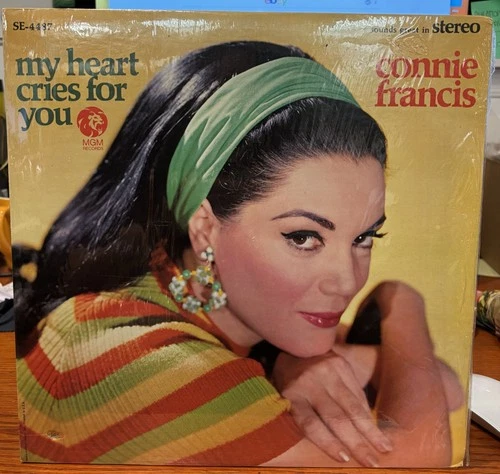 SEALED! Connie Francis - My Heart Cries For You - LP! MGM SE-4487 Vintage!