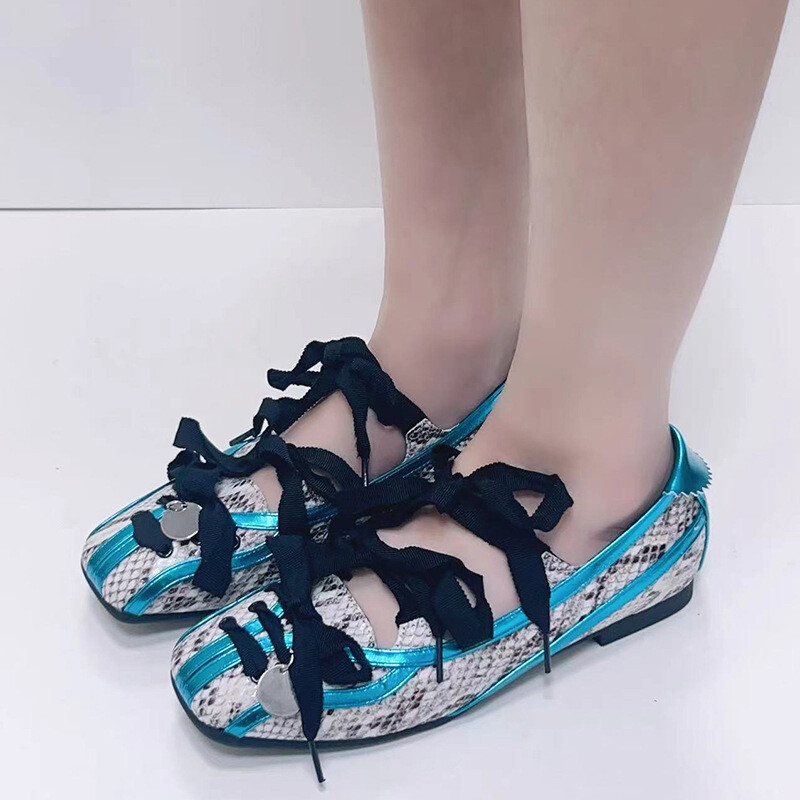 Bowknot Loafers Shoes Flat Mary Jane Shoes Pump