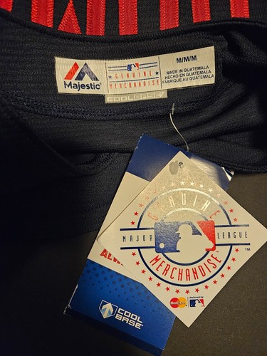 Jim Thome Blue Indians Beckett COA Autographed Authentic Jersey w/ HOF18 Inscr! - Picture 4 of 4