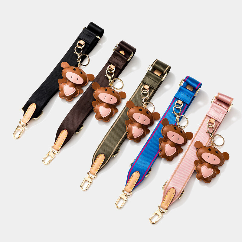 Multi Pochette Accessories Replacement Adjustable Wide Canvas Strap + CD for LV