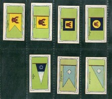 7 x Rare Cigarette cards Siam Thailand  FLAGS  Rare  #042