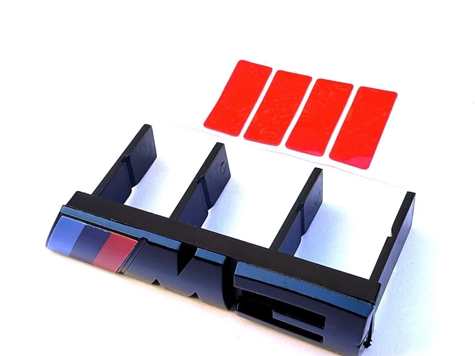 Ajuste para BMW M3 Parrilla Delantera Brillo Negro Estilo Emblema Insignia Letra M 3 Foto 4 de 4