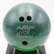 AMF Voit American Bowling Ball 14lb Green Swirl Vintage