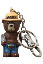 New Cute Bear with Hat and Shovel Crab Clasp Keychain