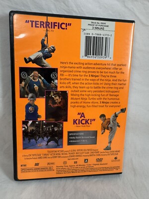 3 Ninjas-DVD-Race Nelson/Alan McRae/Rand Kingsley-cult