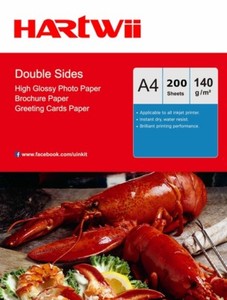 A4 140Gsm Double Sided High Glossy Photo Paper Inkjet ...