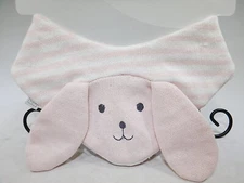 Bunny Ears Baby Bib Adorable Kawaii Dog Pink Bib TF