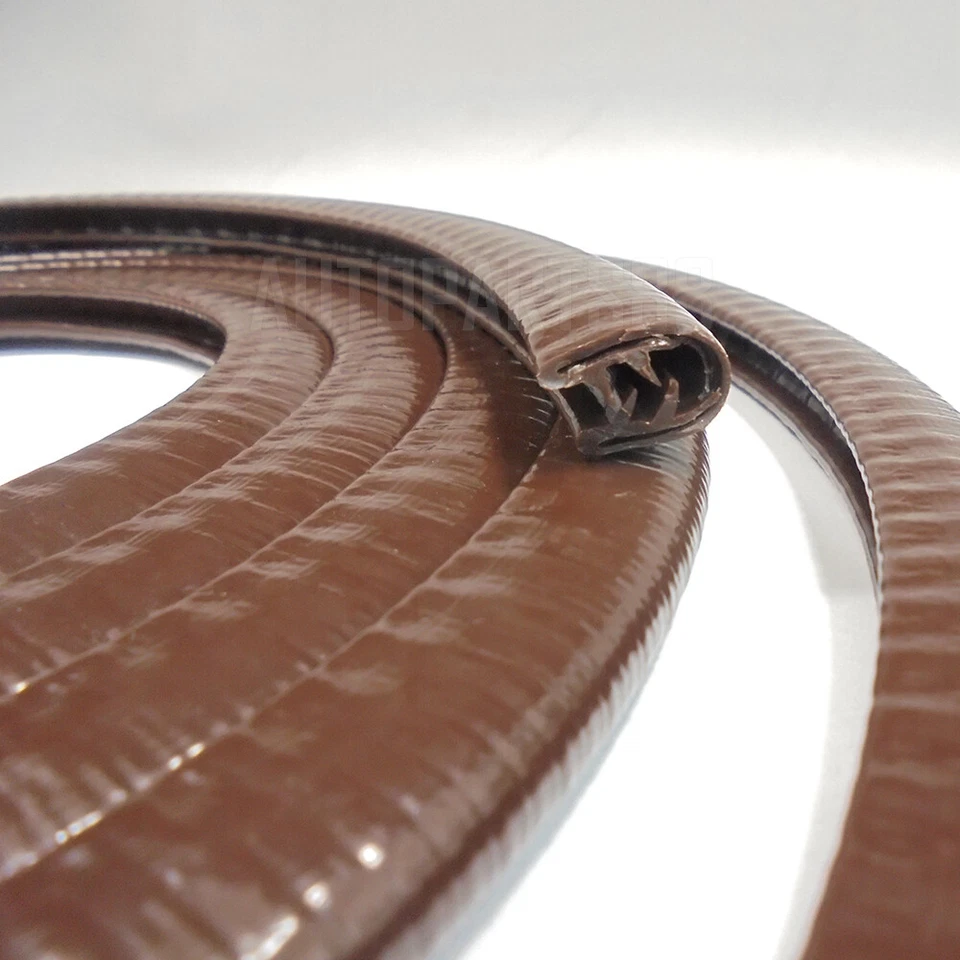 适用于丰田 Carina TA10 RA11 TA12 RA13 TA14 TA15 Pinchweld Edge 密封深棕色 — 第 4/4 张图片